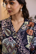 Cotton Printed Straight Cord Set | Co-Ord Set | Shop stylish women's clothing online at Label Flavia |