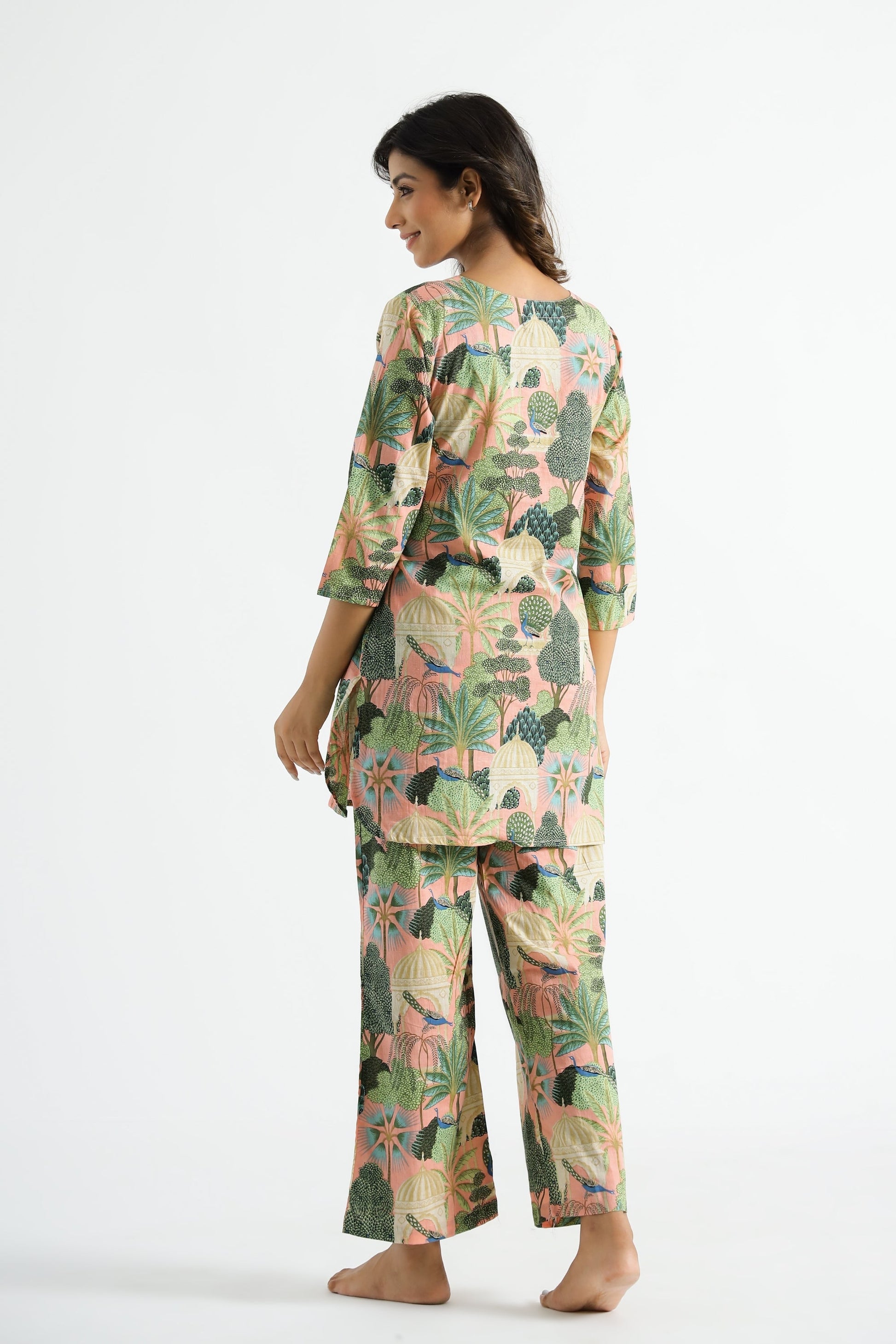 Tropical Print Women's Co-Ord Set - Stylish & Comfortable | Co-Ord Set | Shop stylish women's clothing online at Label Flavia |