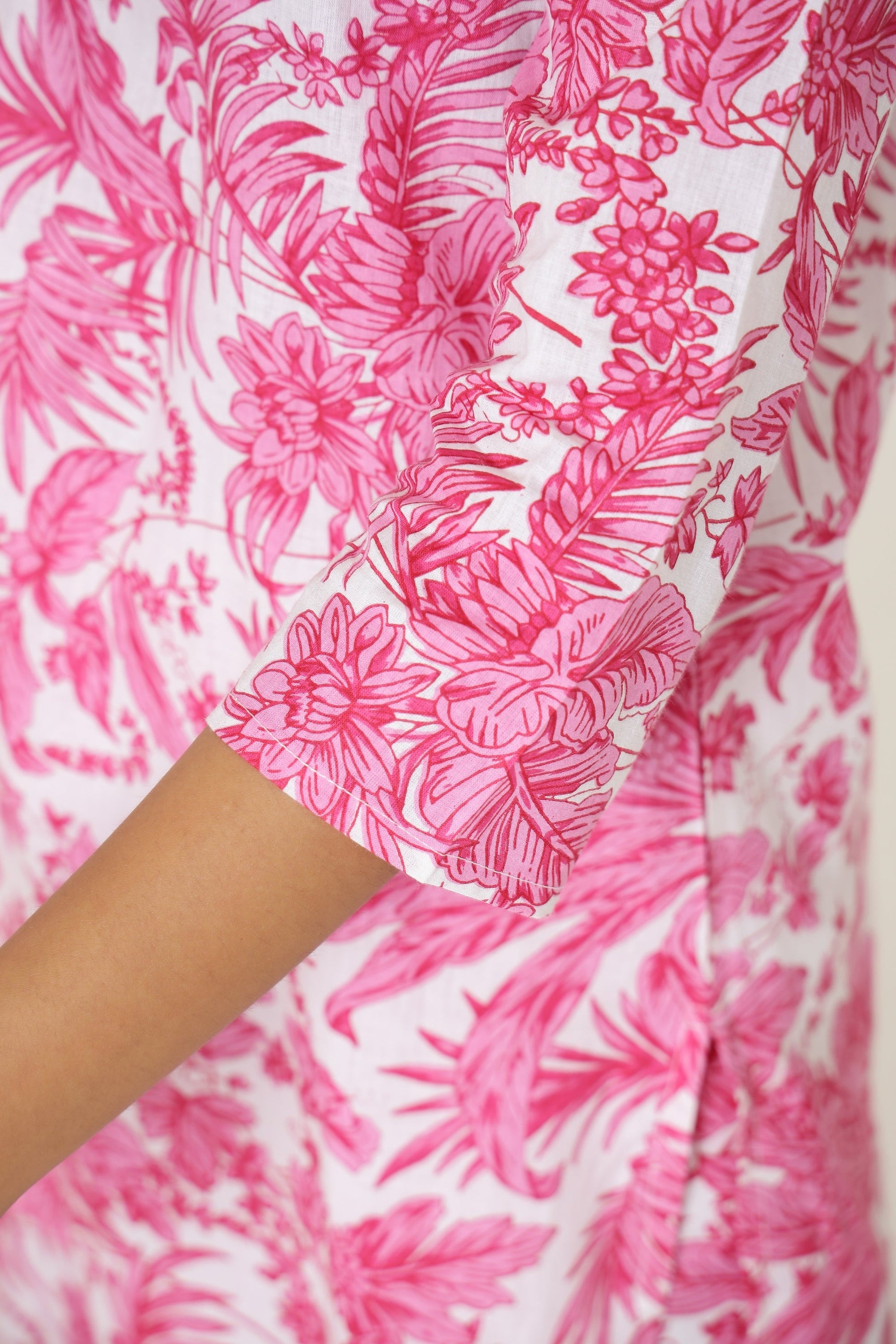 Pink Floral Lounge Set - Fresh, Feminine & Comfortable | Co-Ord Set | Shop stylish women's clothing online at Label Flavia |