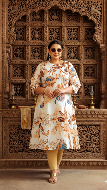 Vibrant Touch Plus Size Kurta