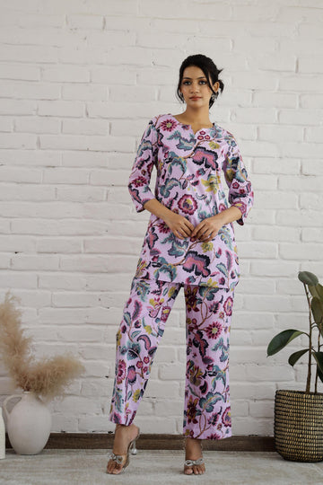 Cotton Printed Co-ord Set | Co-Ord Set | Shop stylish women's clothing online at Label Flavia |