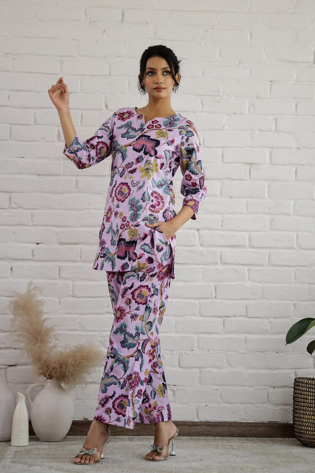 Cotton Printed Co-ord Set | Co-Ord Set | Shop stylish women's clothing online at Label Flavia |