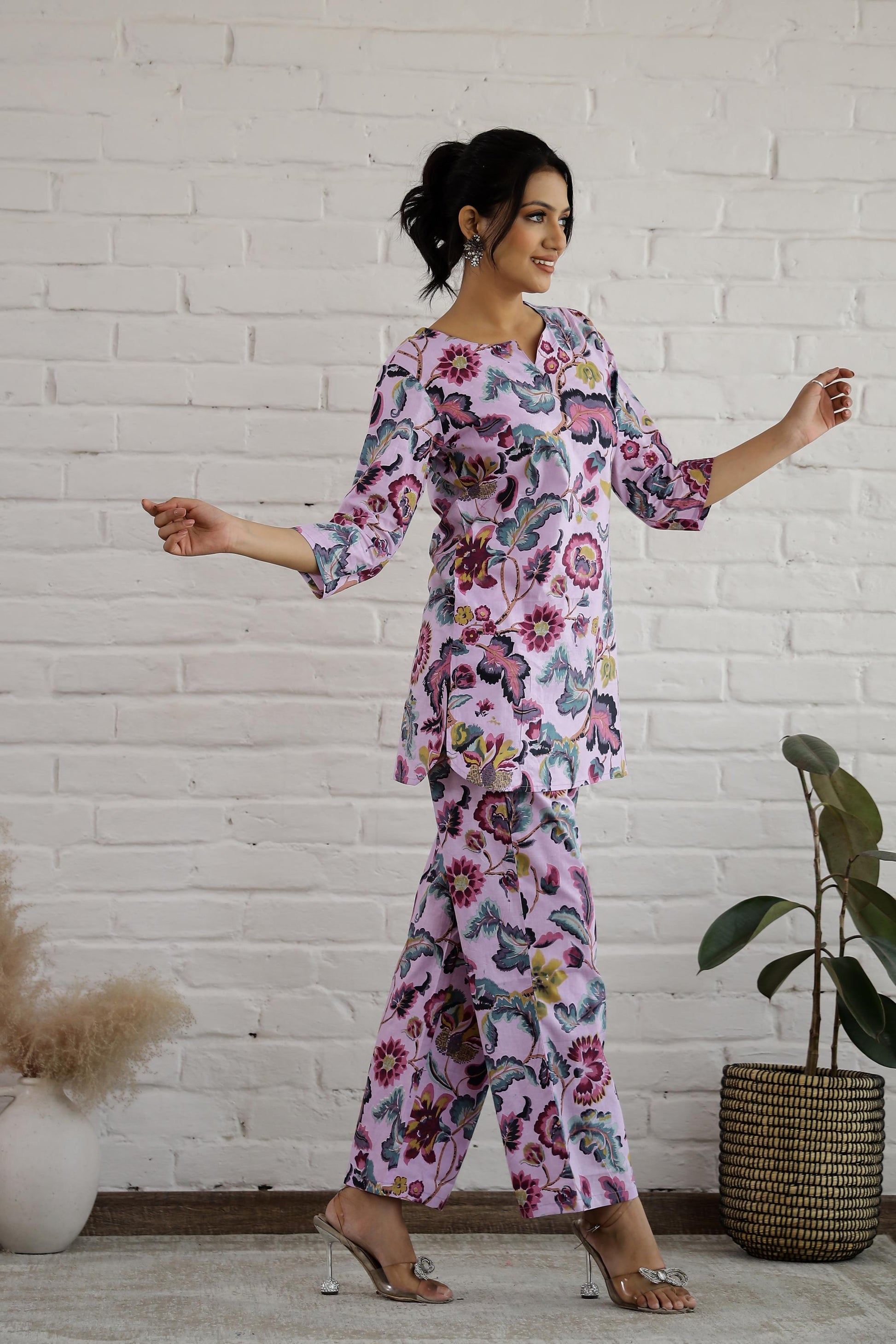 Cotton Printed Co-ord Set | Co-Ord Set | Shop stylish women's clothing online at Label Flavia |