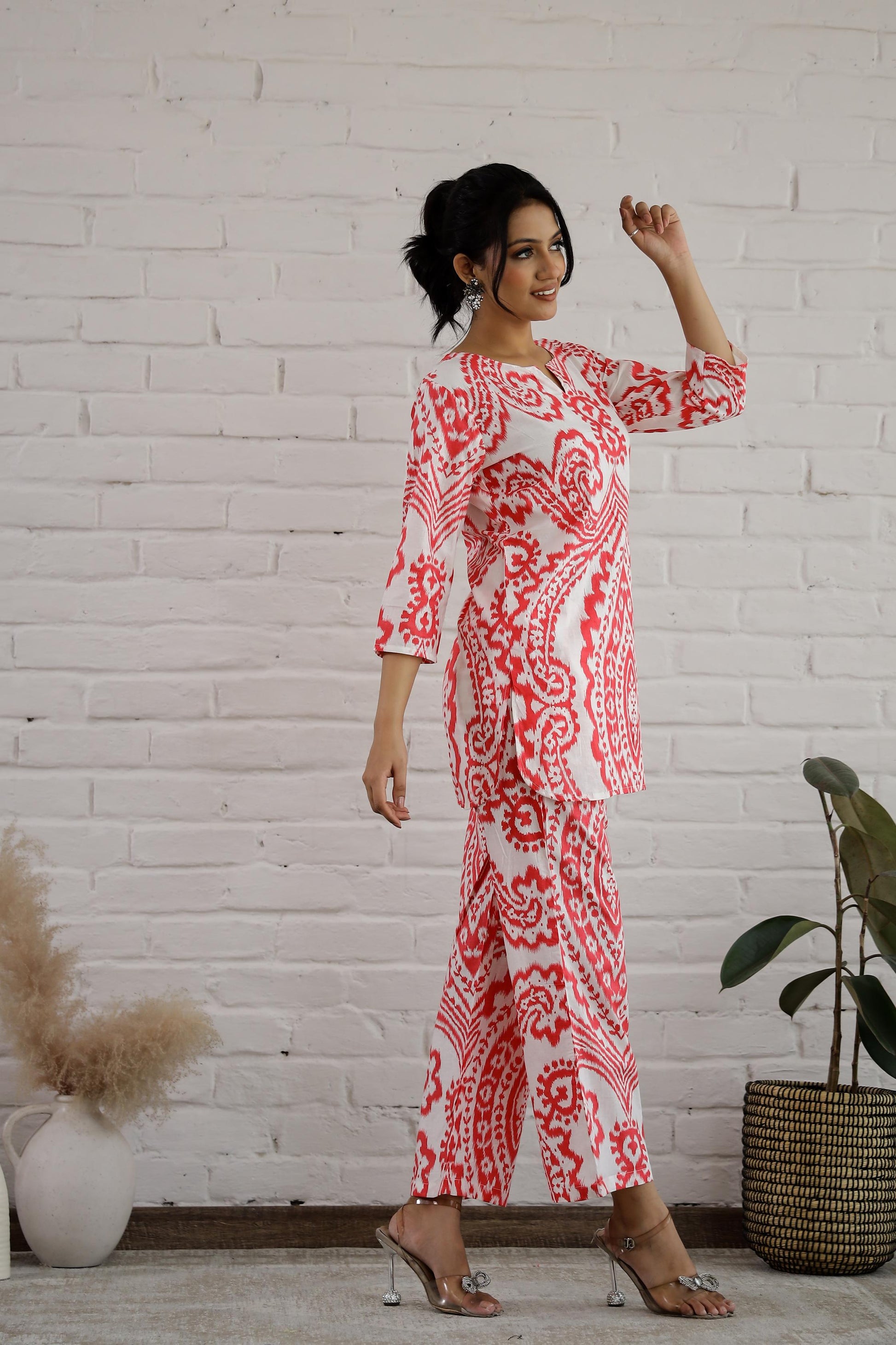 Cotton Printed Co-ord Set | Co-Ord Set | Shop stylish women's clothing online at Label Flavia |