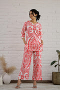 Cotton Printed Co-ord Set | Co-Ord Set | Shop stylish women's clothing online at Label Flavia |