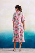 Cotton Printed Dress | A-Line Dress | Shop stylish women's clothing online at Label Flavia |