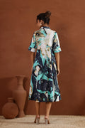 Cotton Printed Dress | A-Line Dress | Shop stylish women's clothing online at Label Flavia |