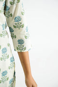Cream Color Block Print Women's Co-ord Set | Co-Ord Set | Shop stylish women's clothing online at Label Flavia |