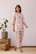 Yanaa Cotton Printed Co-ord Set | Co-Ord Set | Shop stylish women's clothing online at Label Flavia |