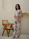Multi botanic corset coord set | Co-Ord Set | Shop stylish women's clothing online at Label Flavia |