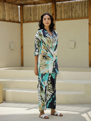 Cotton Printed Co-ord Set | Co-Ord Set | Shop stylish women's clothing online at Label Flavia |