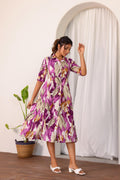 Cotton Printed Dress | A-Line Dress | Shop stylish women's clothing online at Label Flavia |