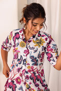 Cotton Printed Dress | A-Line Dress | Shop stylish women's clothing online at Label Flavia |
