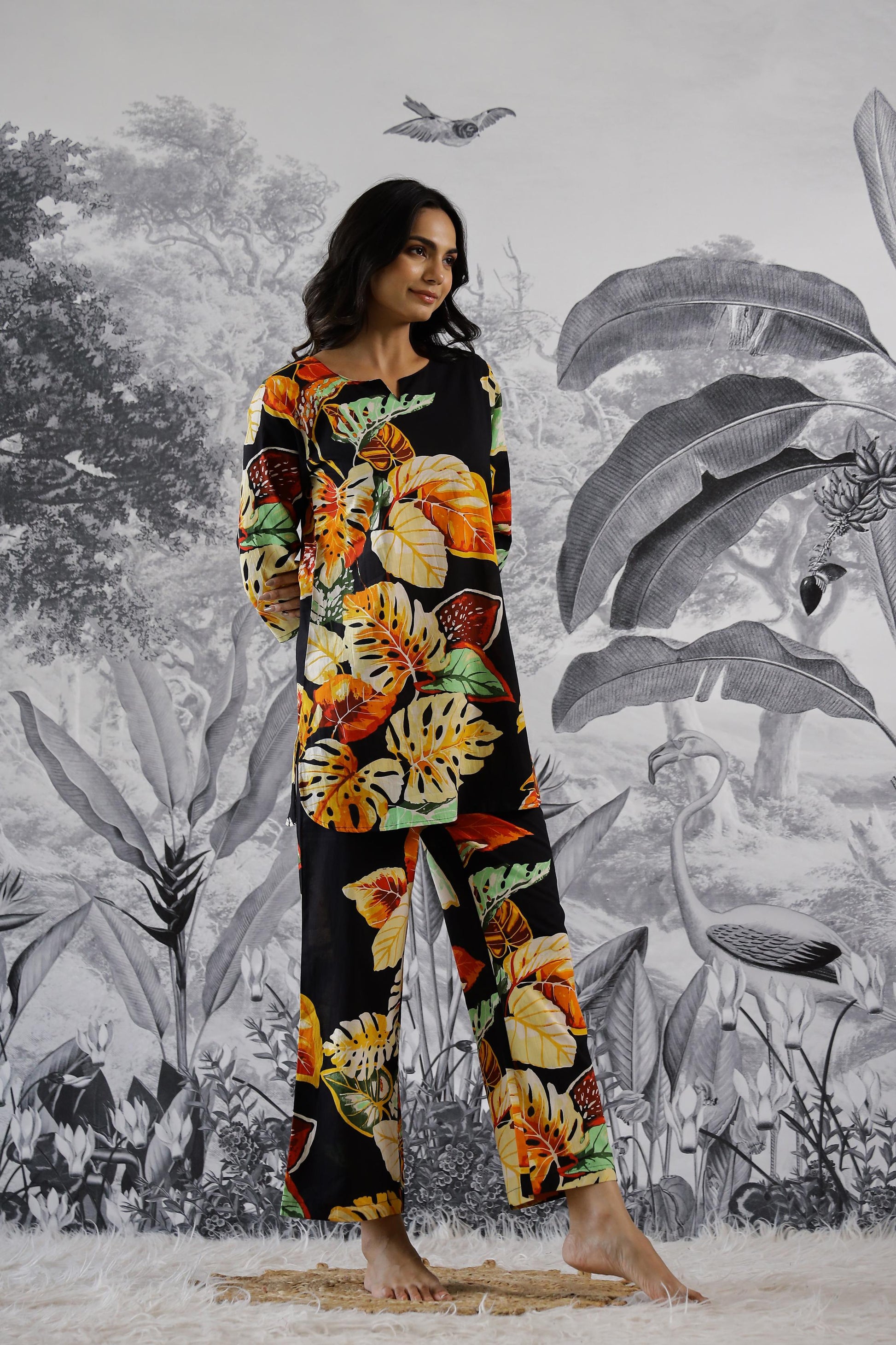 Cotton Printed Co-ord Set | Co-Ord Set | Shop stylish women's clothing online at Label Flavia |