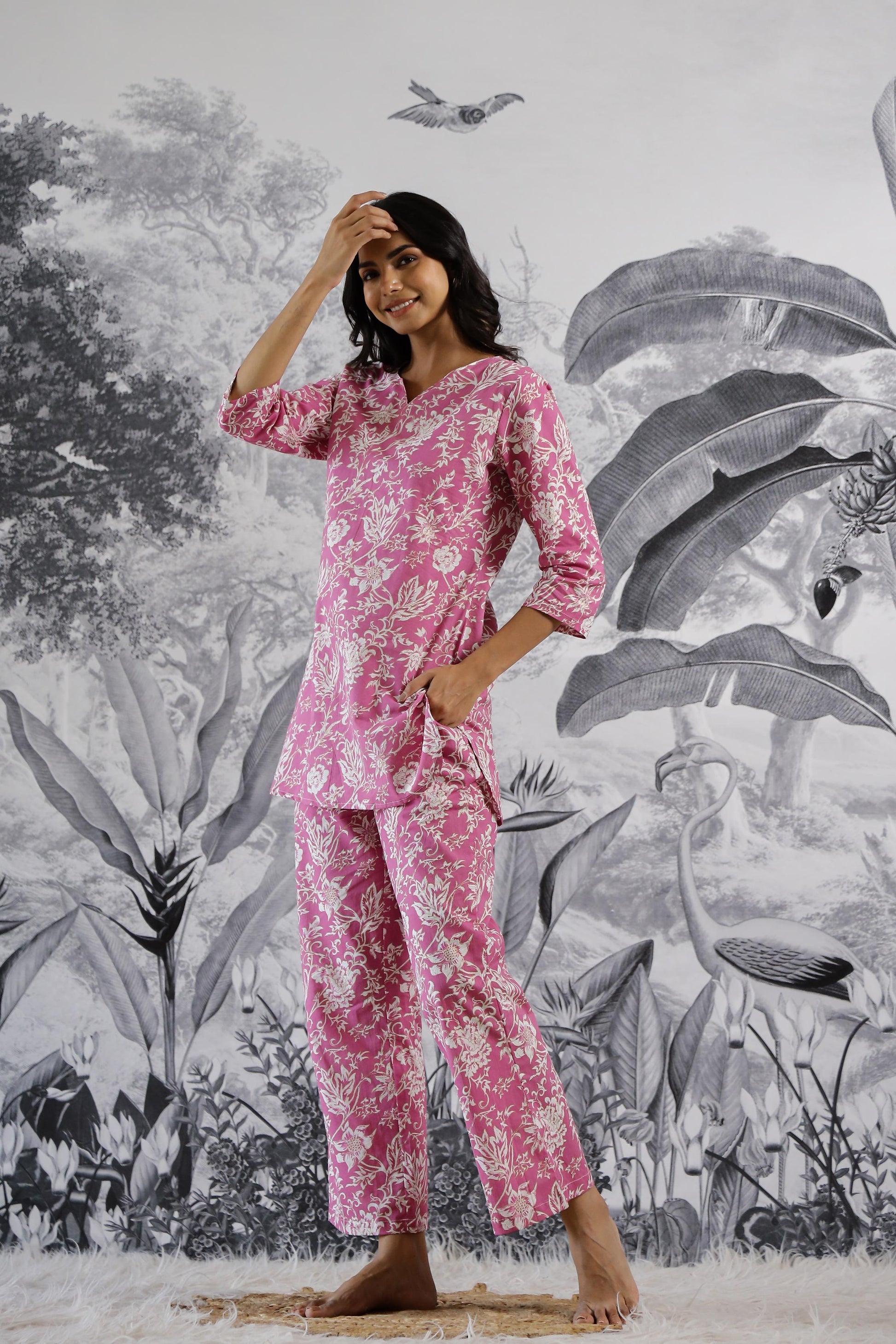 Cotton Printed Co-ord Set | Co-Ord Set | Shop stylish women's clothing online at Label Flavia |