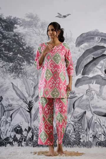 Cotton Printed Co-ord Set | Co-Ord Set | Shop stylish women's clothing online at Label Flavia |