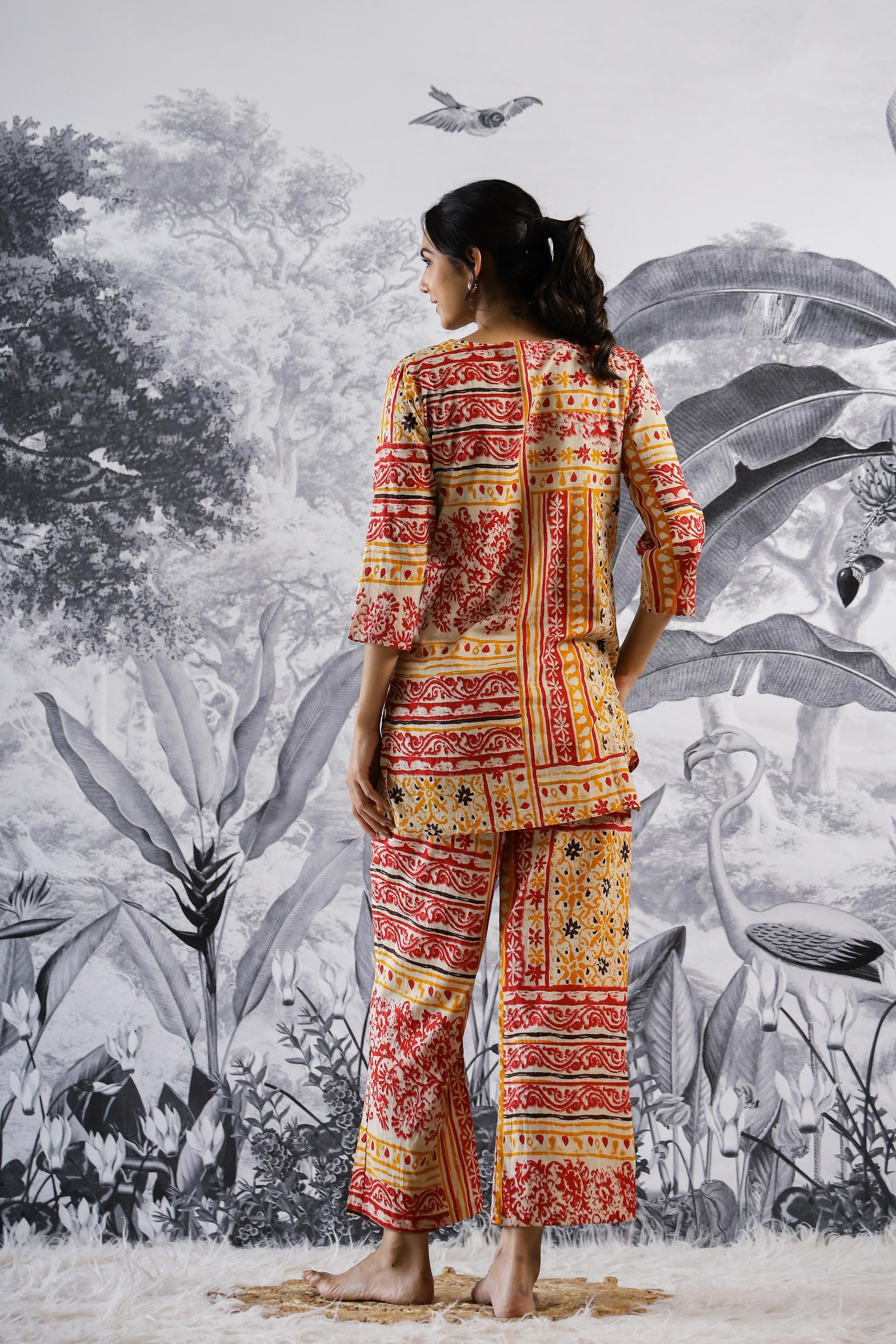 Cotton Printed Co-ord Set | Co-Ord Set | Shop stylish women's clothing online at Label Flavia |
