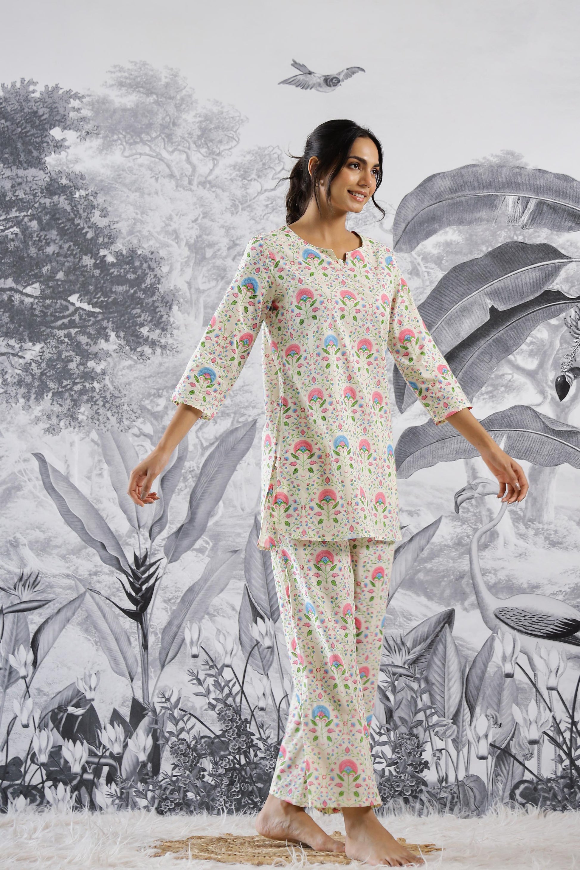 Cotton Printed Co-ord Set | Co-Ord Set | Shop stylish women's clothing online at Label Flavia |