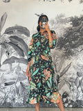 Cotton Printed Dress | A-Line Dress | Shop stylish women's clothing online at Label Flavia |