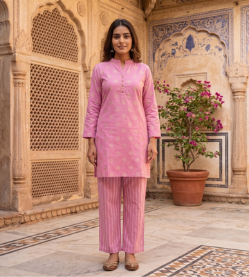 Roshnara Cotton Kurta Set